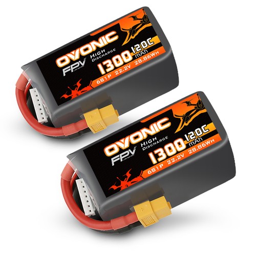 Ovonic 1300mah lipo akku - 2x,