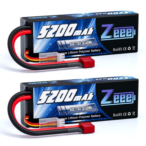 Zeee 5200mah 2s lipo - 2x,