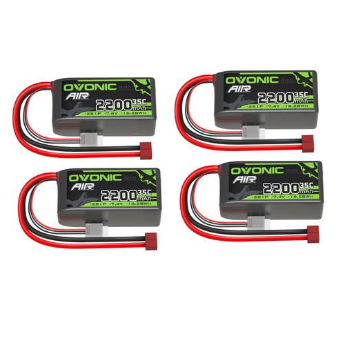 Ovonic 35c 2200mah 7 4v - 4x,