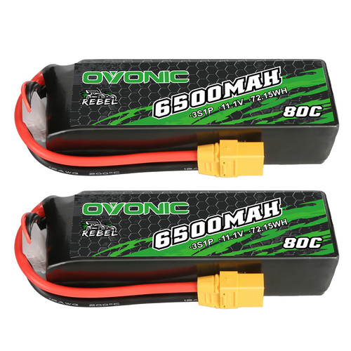 Ovonic 6500mah 80c 3s - 2x,