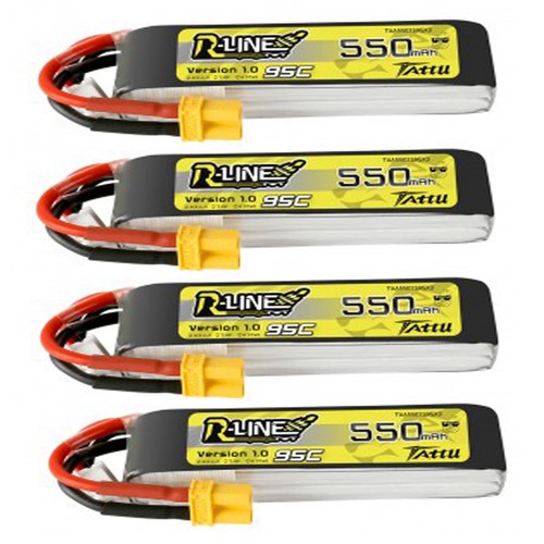 Tattu line 550mah - 4x, r-line