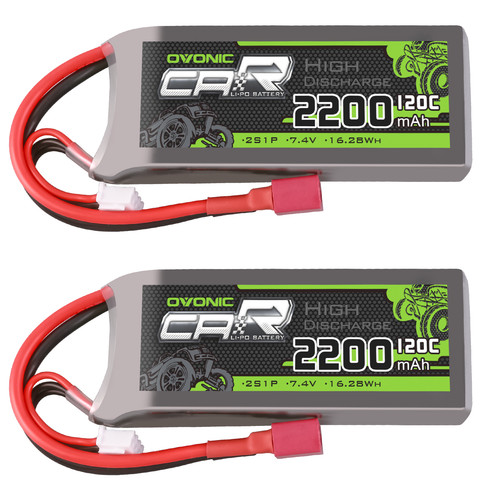 Ovonic 2200mah lipo akku - 2x,