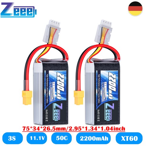 Zeee short lipo akku - 2x, 3s
