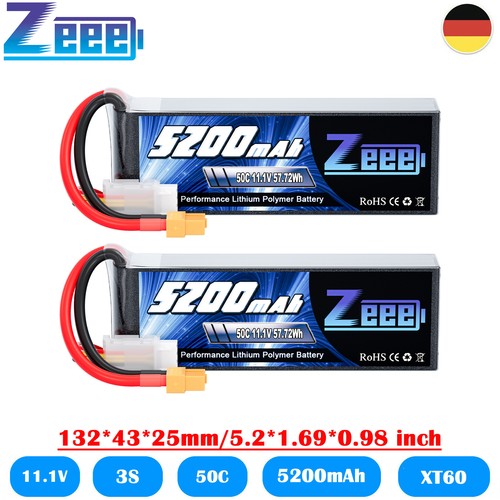 Zeee 50c 5200mah 3s - 2x, 11.1v