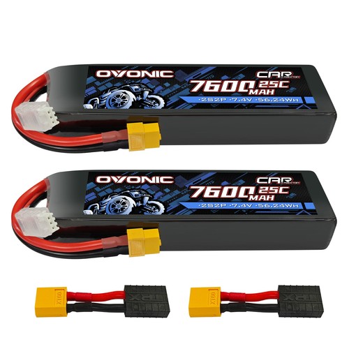 Ovonic 7600mah 2s lipo - 2x,