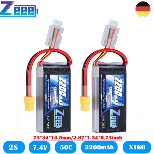 Zeee short lipo akku - 2x,