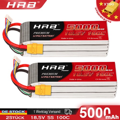 2stück 5000mah xt90 - 5000mah,