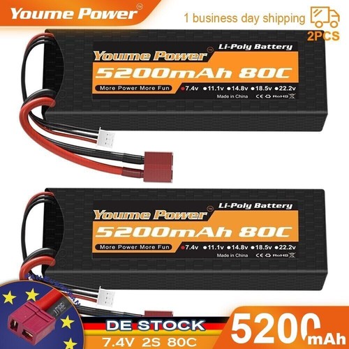 Stück 2s 5200mah 80c - stück,