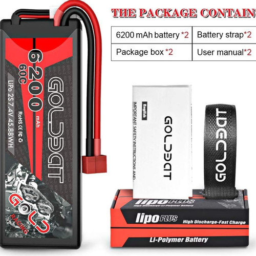 Goldbat 6200mah 4v 60c - goldbat, 7,4v