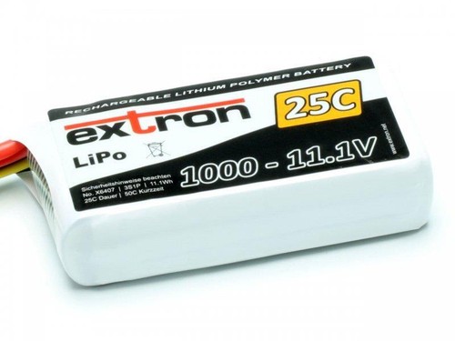 Lipo akku extron 1000mah 3s - 1000mah,