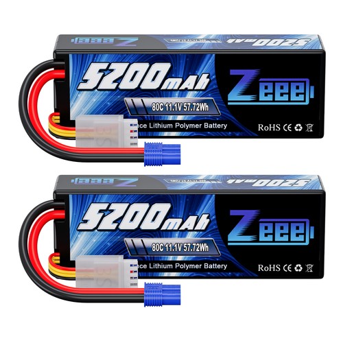 Zeee 5200mah 3s lipo - 2x,