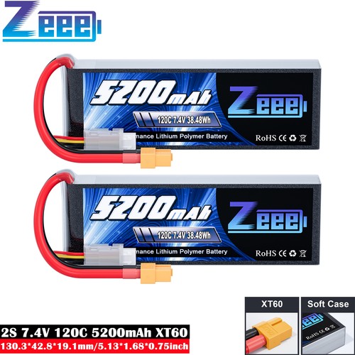 Zeee 5200mah 4v - 2s, 7.4v