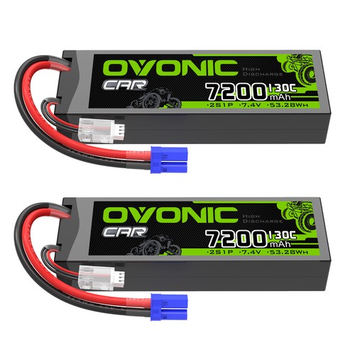 Ovonic 7200mah lipo akku - 2x,